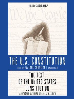 cover image of The Text of the United States Constitution